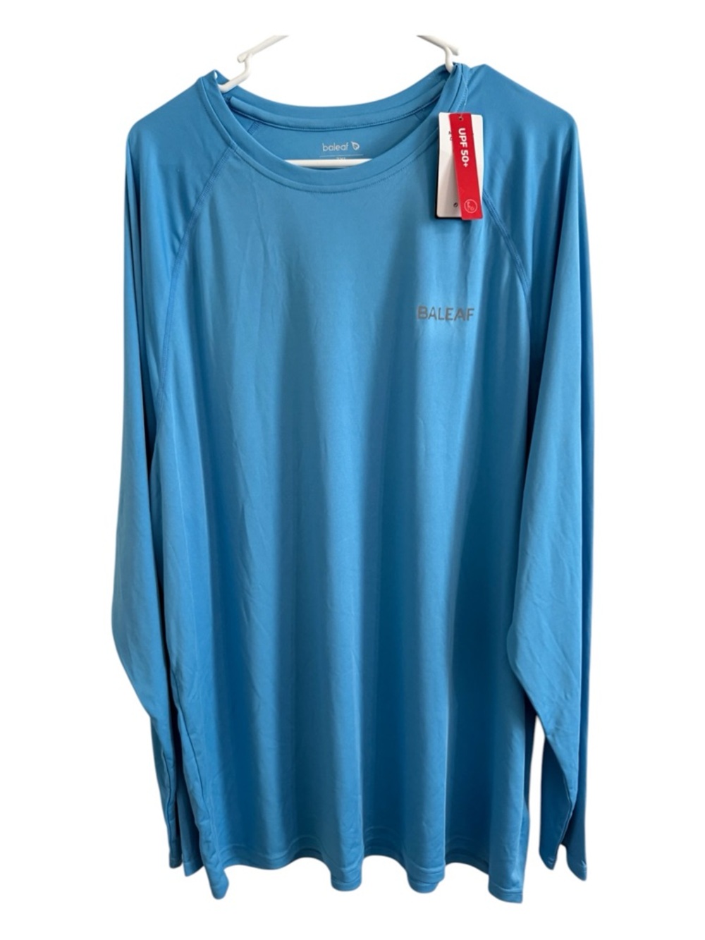 Baleaf UPF 50+ Long Sleeve Shirt Men’s 3XL Blue Athletic Fishing Sun Protection